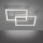 Flexible LED Deckenleuchte in Stahl 3000 K B:35,9 cm