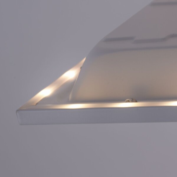 Weiße LED Deckenleuchte flach blendarm B:29,5 cm 3000 K