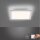 Weiße LED Deckenleuchte flach blendarm B:29,5 cm 3000 K