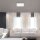 Weiße LED Deckenleuchte flach blendarm B:29,5 cm 3000 K
