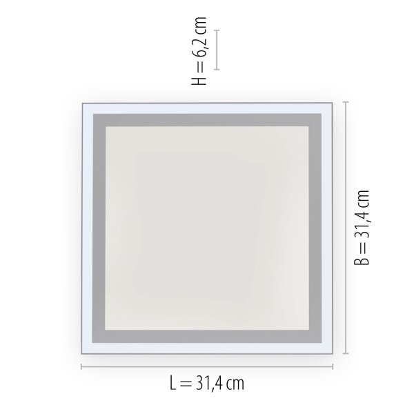 Lampe de plafonnier LED Télécommande dimmable 3300 lm faible éblouissement