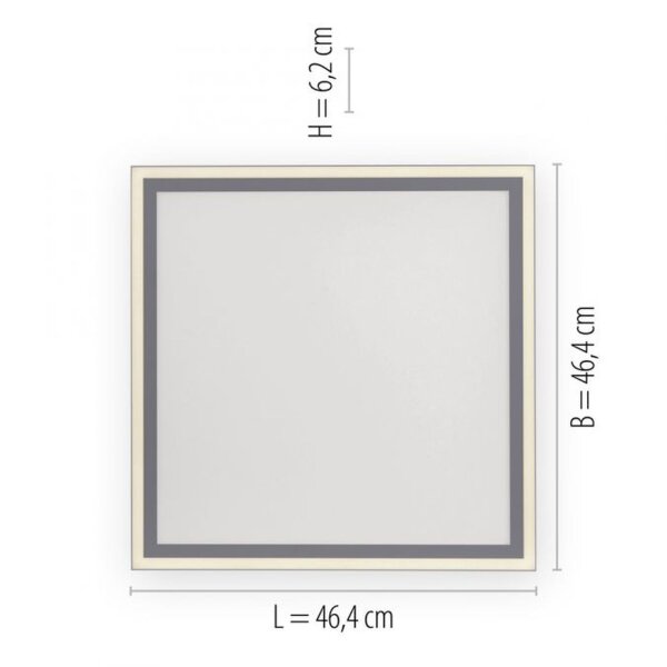 Plafonnier LED à intensité variable Télécommande 2700-5000 K
