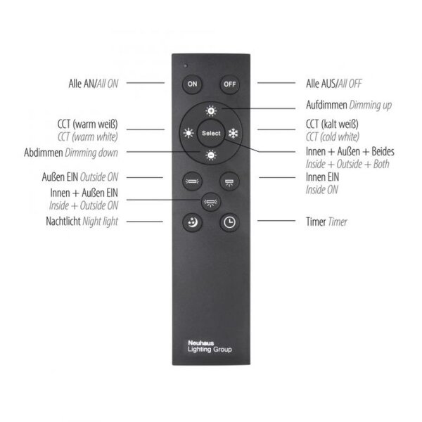 Plafonnier LED à intensité variable Télécommande 6900 lm 67 cm