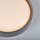 Plafonnier LED Gris Naturel Ø40 cm 3400 lm dimmable