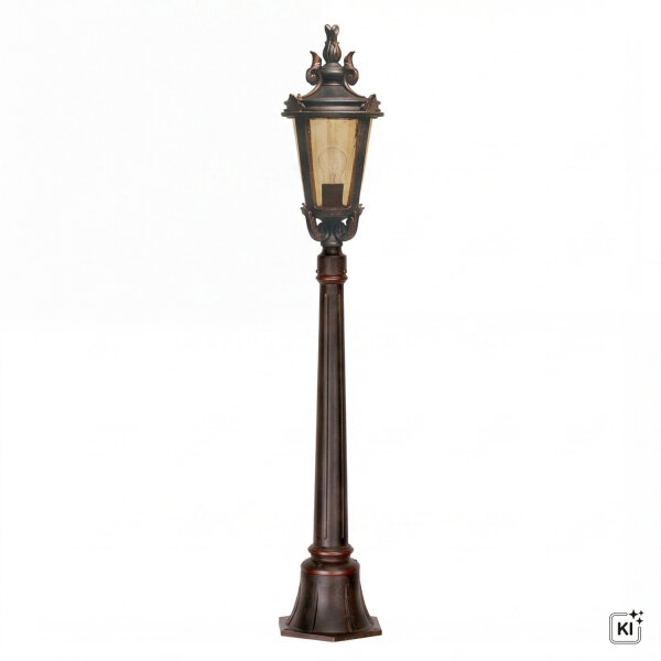 Garten Standleuchte BISHOP H:117cm in Bronze antik