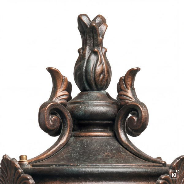 Garten Standleuchte BISHOP H:117cm in Bronze antik