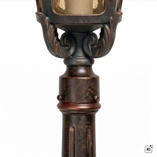 Garten Standleuchte BISHOP H:117cm in Bronze antik
