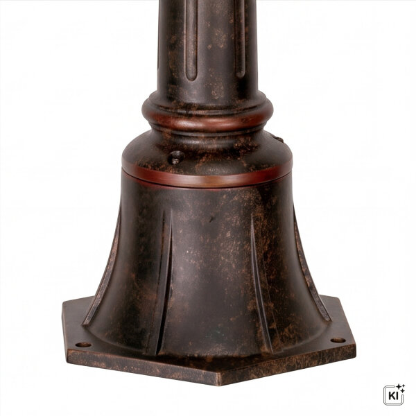 Garten Standleuchte BISHOP H:117cm in Bronze antik