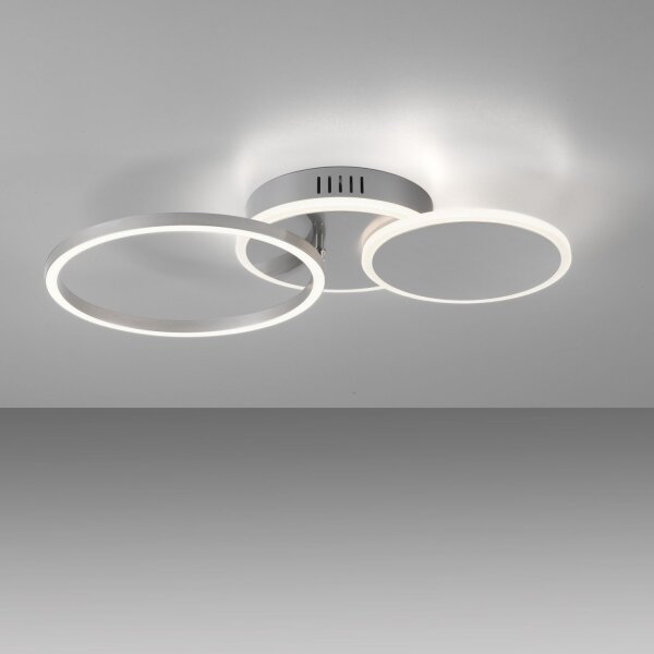LED Deckenlampe Ring verstellbar Metall 3000K Modern