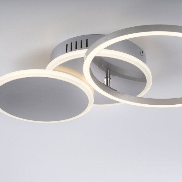 LED Deckenlampe Ring verstellbar Metall 3000K Modern
