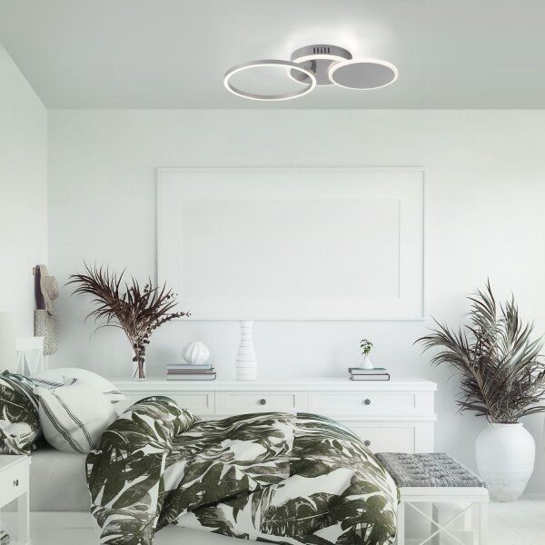LED Deckenlampe Ring verstellbar Metall 3000K Modern