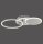 LED Deckenlampe Ring verstellbar Metall 3000K Modern