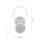 LED Deckenlampe Ring verstellbar Metall 3000K Modern