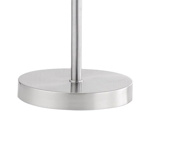 Schwenkbare LED Stehlampe in Stahl 3000 K dimmbar