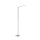Schwenkbare LED Stehlampe in Stahl 3000 K dimmbar