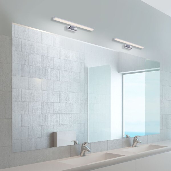LED Wandlampe in Chrom Metall 4000 K neutralweiß 7 W