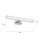 LED Wandlampe in Chrom Metall 4000 K neutralweiß 7 W
