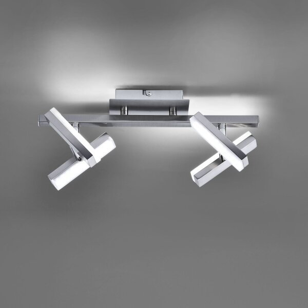 LED Deckenspot in Stahl Metall beweglich 225 lm 39 cm