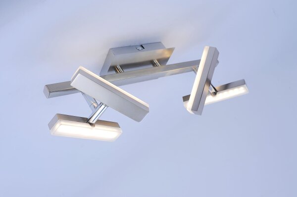 LED Deckenspot in Stahl Metall beweglich 225 lm 39 cm