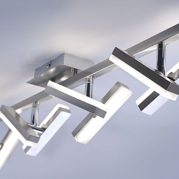 Spot de plafond à LED en acier métal flexible 225 lm 70 cm