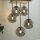 Stylische Deckenlampe Glas Holz E14 B:37 cm blendarm
