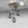 Stylische Deckenlampe Glas Holz E14 B:37 cm blendarm
