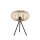 Tripod Lampe de table Scandinave Abat-jour en bois E27 41 cm