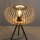 Tripod Lampe de table Scandinave Abat-jour en bois E27 41 cm