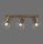 Beweglicher Deckenspot Holz Metall 76 cm E27 Vintage