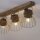 Beweglicher Deckenspot Holz Metall 76 cm E27 Vintage