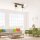Spot mobile de plafond bois métal 64 cm E27 Vintage