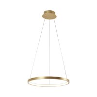 LED Hängelampe Ring in Gold Metall Ø39 cm...