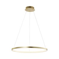 LED Hängelampe Ring in Gold Metall Ø60 cm...