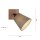 Deckenspot Stoffschirm Holz E27 verstellbar Taupe Natur