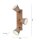 Deckenspot Stoff Holz E27 3-flmg beweglich Taupe Natur