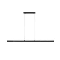 LED Pendelleuchte Anthrazit Metall 13 W 165 cm l&auml;nglich