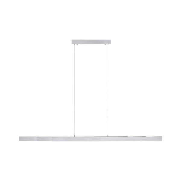 LED Pendelleuchte in Aluminium 13 W 165 cm länglich