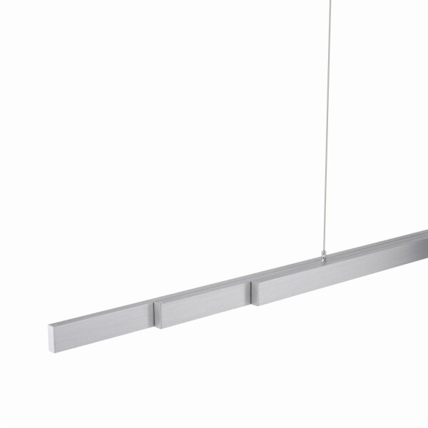 LED Pendelleuchte in Aluminium 13 W 165 cm länglich