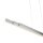 LED Pendelleuchte in Aluminium 13 W 165 cm länglich