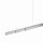 LED Pendelleuchte in Aluminium 13 W 165 cm länglich