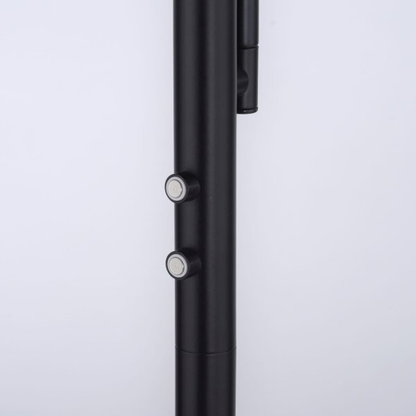 Flexibler LED Deckenfluter Schwarz Touch 190 cm Lesearm