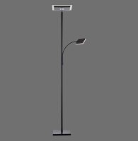 Lèche plafond LED flexible noir Touch 190 cm bras...