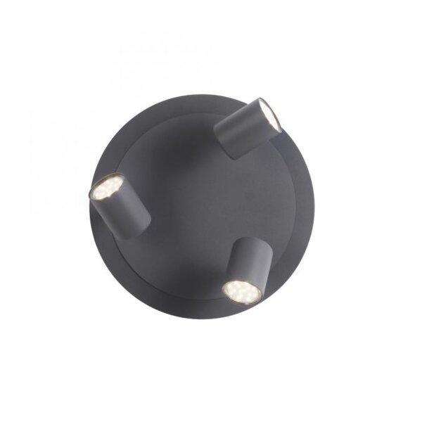 Verstellbarer Deckenspot Metall Schwarz GU10 Ø35 cm