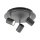 Verstellbarer Deckenspot Metall Schwarz GU10 Ø35 cm