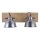 Flexibler Deckenspot Holz Metall E14 44,5 cm Industrial