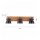 Spot de plafond industriel bois métal noir E14 74 cm