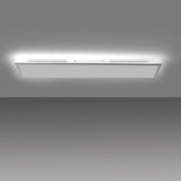 Plafonnier blanc à LED plat à faible éblouissement 100 cm 2430 lm