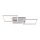 Lampe de plafonnier LED ajustable en acier L:75 cm 3000 K