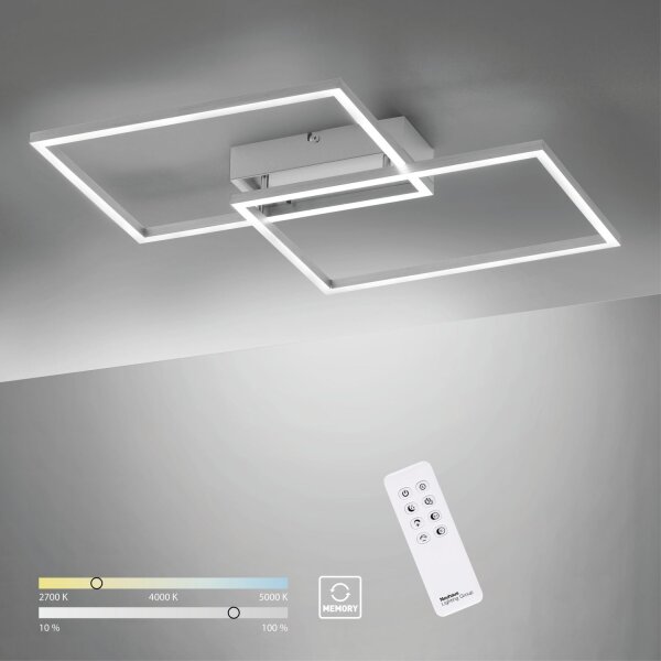 LED Deckenlampe in Stahl L:50,4 cm 2700-5000 K dimmbar
