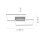 LED Deckenlampe in Stahl L:50,4 cm 2700-5000 K dimmbar